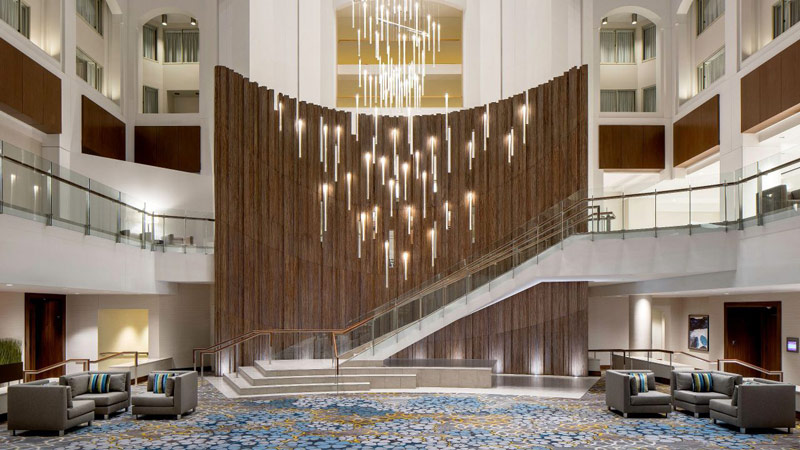 Vestíbulo del Grand Hyatt - Hoteles en el centro de Washington, DC
