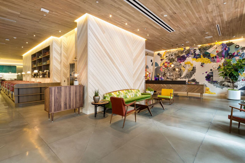 Lobby del Pod Hotel DC - Hotel e locali ecologici a Washington, DC