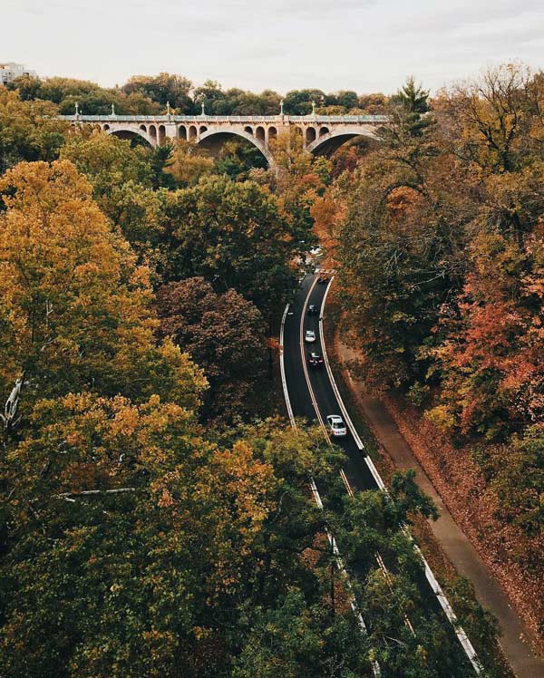 @mattschmalzel - Fall foliage along Rock Creek Parkway - Things to do this fall in Washington, DC