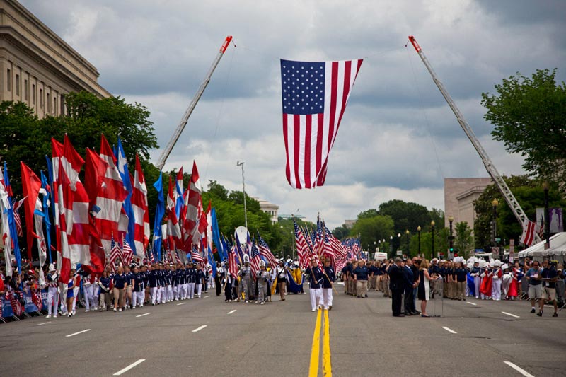 Desfile do Dia do Memorial Nacional em Washington, DC - Coisas para fazer neste verão em DC