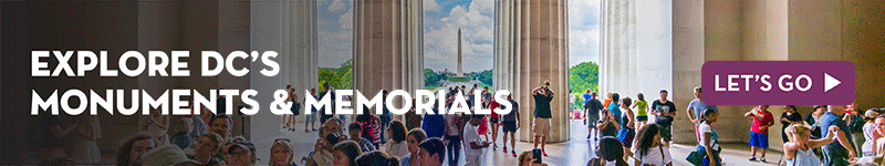 Visite os famosos monumentos e memoriais em Washington, DC - Lincoln Memorial, Washington Monument e muito mais