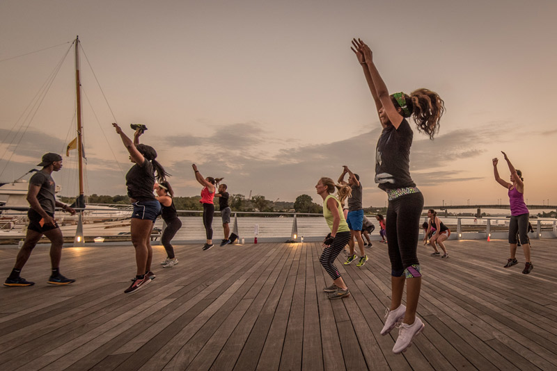 Fitness en plein air sur le Capitol Riverfront - Activités de plein air gratuites à Washington, DC
