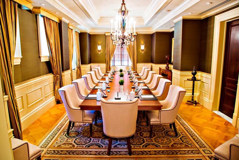 Parlor Boardroom presso l'hotel Jefferson in centro - Elegante spazio per riunioni a Washington, DC