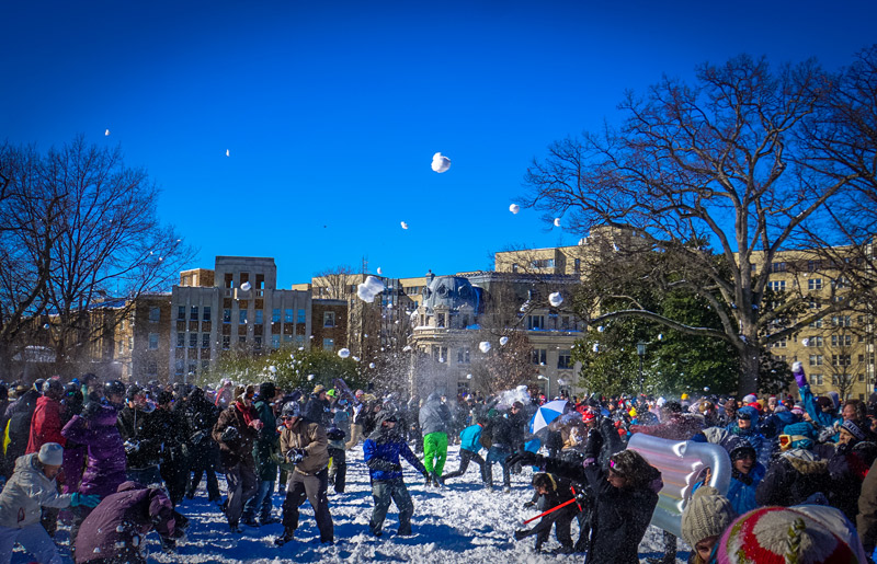 Snowball Fight in Washington, DC - Things to Do This Winter