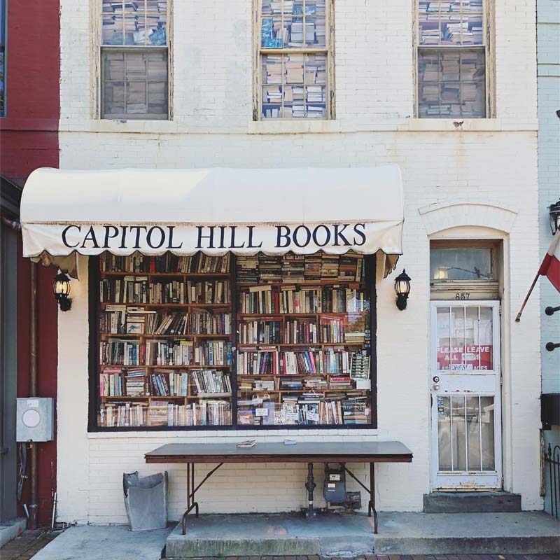 @spencerbeck - Outside of Capitol Hill Books - Washington, DC's best independent and used bookstores