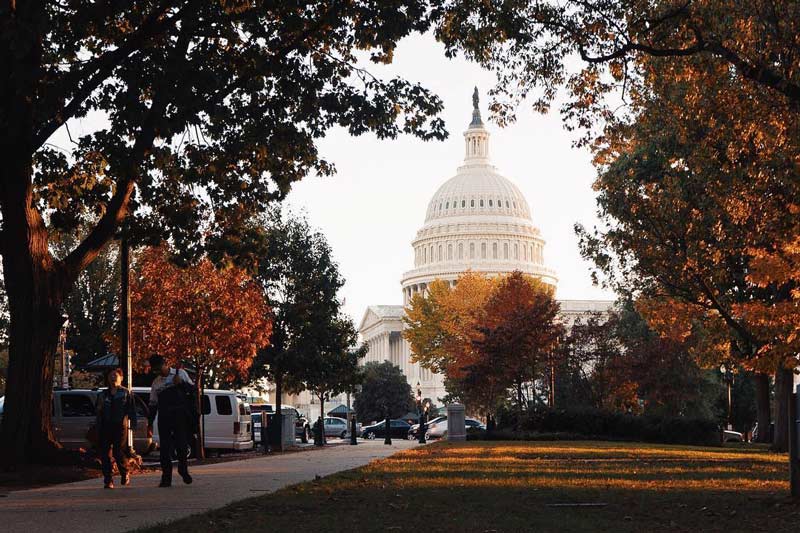 @ssargeant - Fall foliage in front of the United States Capitol - Landmarks in Washington, DC