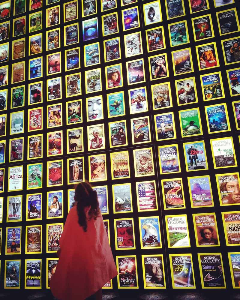 @tinyhumansofdc - Child at National Geographic Museum in Dupont Circle - Museum Off the National Mall in Washington, DC