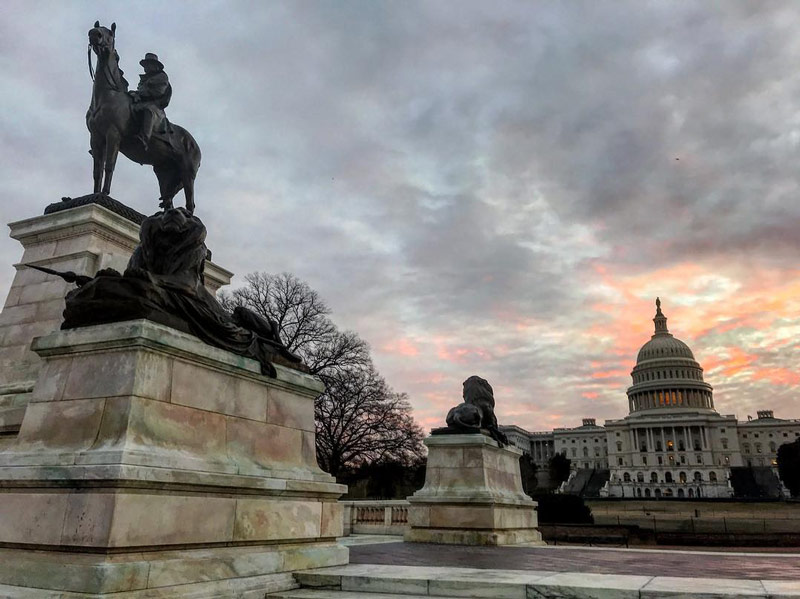 @k2salomon - Ulysses S. Grant Memorial vor dem US Capitol - Geschichte und Kulturerbe in Washington, DC