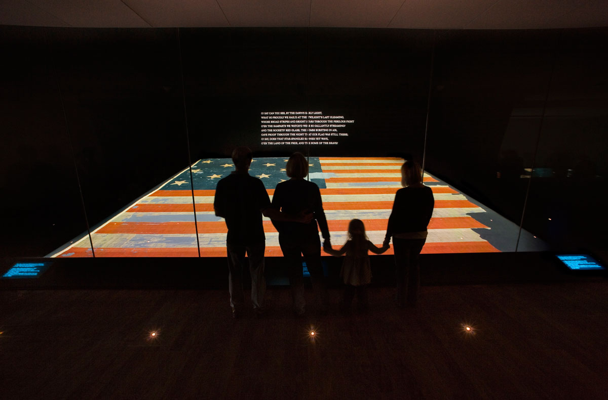 Star Spangled Banner-Ausstellung im Smithsonian National Museum of American History - Washington, DC
