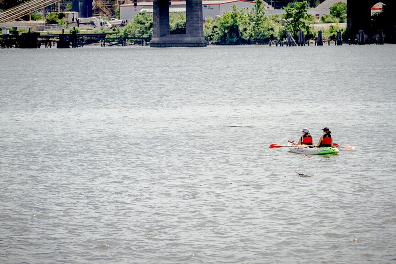Каякеры на реке Анакостия - чем заняться в Вашингтоне, округ Колумбия