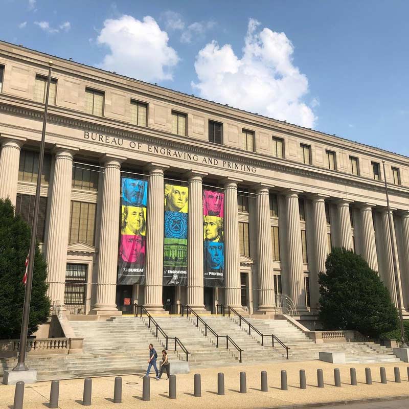 @moremeeces - United States Bureau of Printing and Engraving - Attraction gratuite à Washington, DC