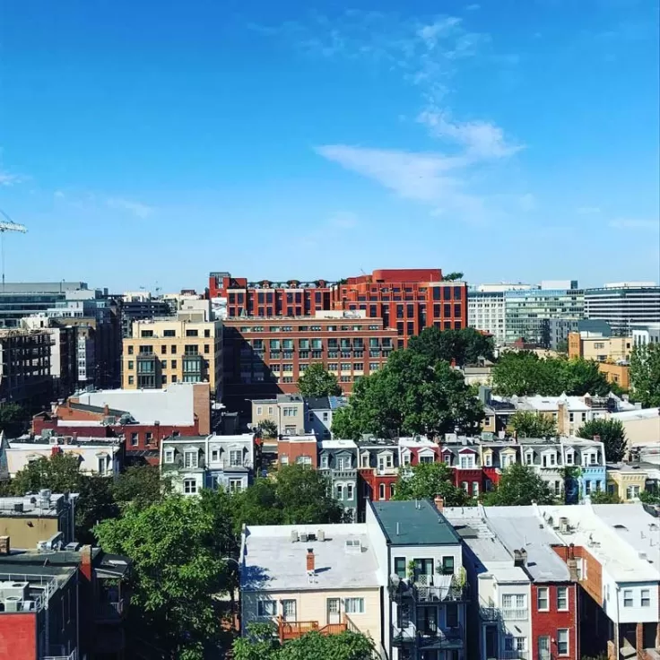 @feisty_foreigner - Vista dal tetto delle case a schiera su H Street NE - Quartiere a Washington, DC