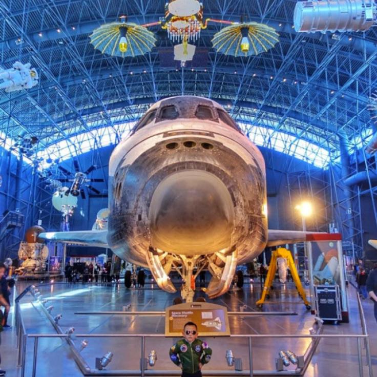 @masonabba - Space Shuttle Discovery im Steven F. Udvar Hazy Center - Air and Space Museum