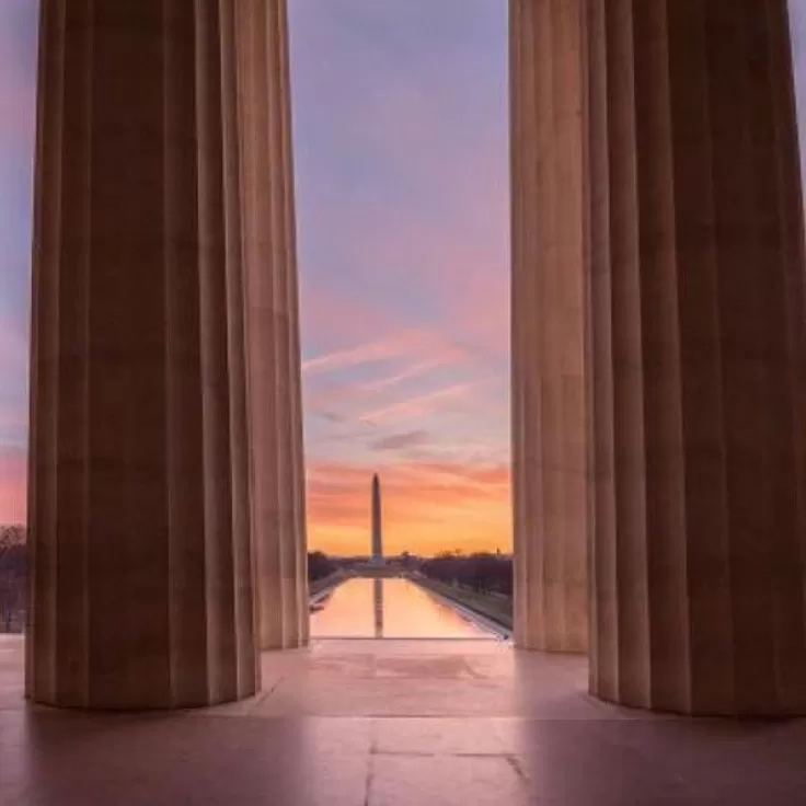 @michaeldphotos - Nascer do sol no Lincoln Memorial - Memoriais em Washington, DC