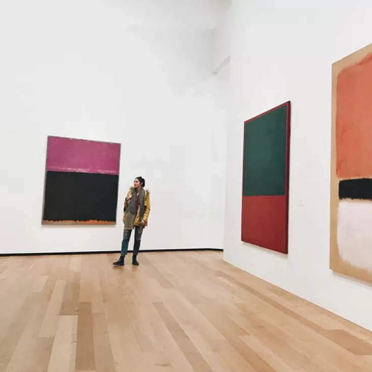 @sophauff - Oeuvre de Mark Rothko dans la National Gallery of Art East Building - Musée d'art gratuit sur le National Mall à Washington, DC