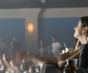 Concert goers at 9:30 Club