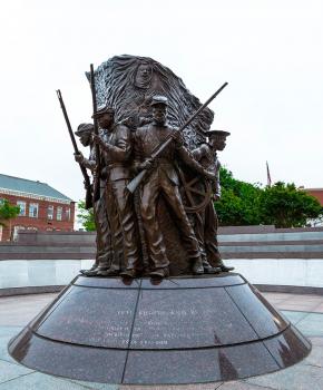 Estatua conmemorativa de la guerra civil afroamericana