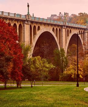 Rock Creek Park - Sotto il ponte Taft - Washington, DC
