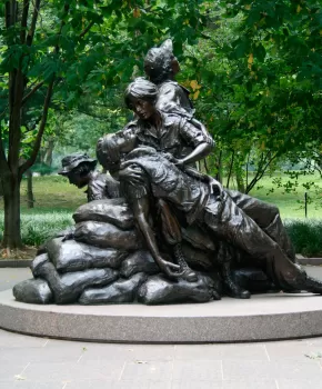 Memorial das Mulheres Veteranas do Vietnã - National Mall - Washington, DC