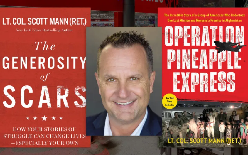 The Generosity of Scars and Operation Pineapple Express with author Scott Mann