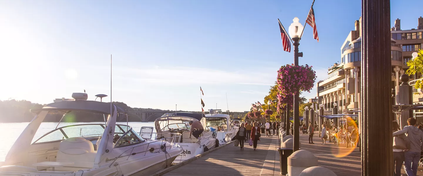 The Washington Harbour in Georgetown