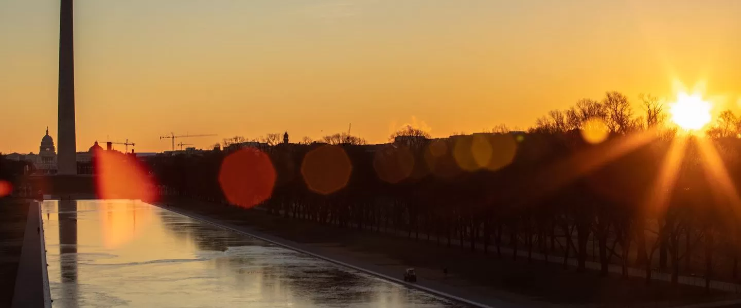 @netforceone - Sunrise on National Mall