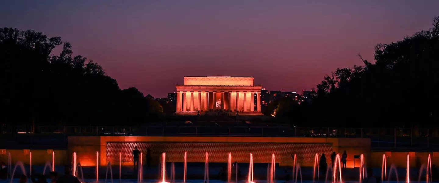 @jonahmanningphoto - Lincoln Memorial ao pôr do sol