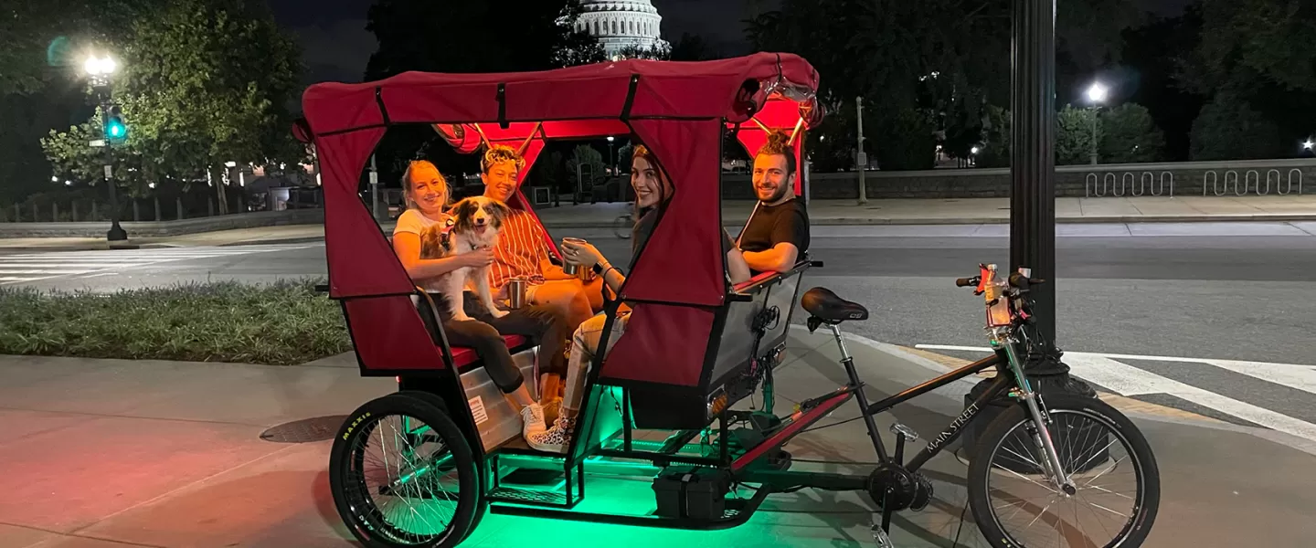Excursões de triciclo em DC