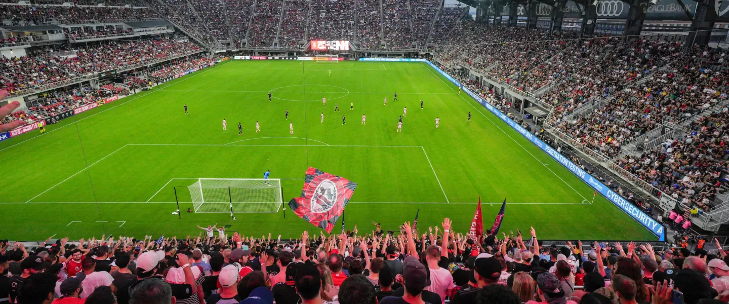 Audi Field with fans