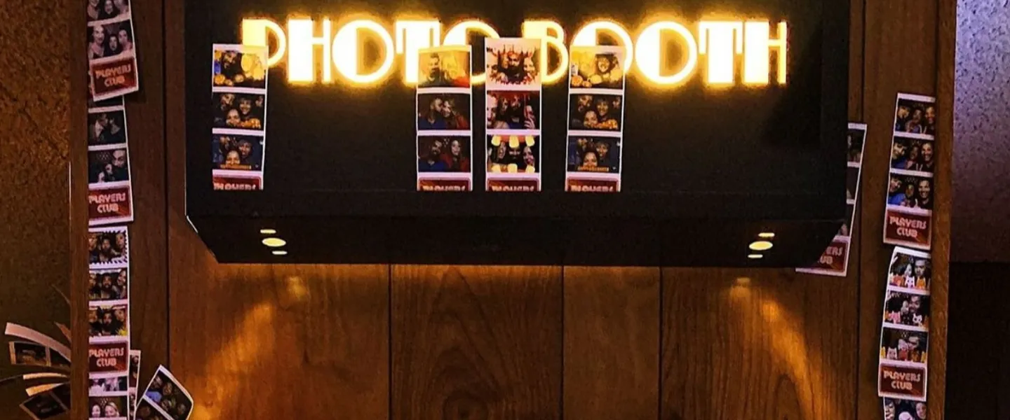 Photo booth at Player's Club