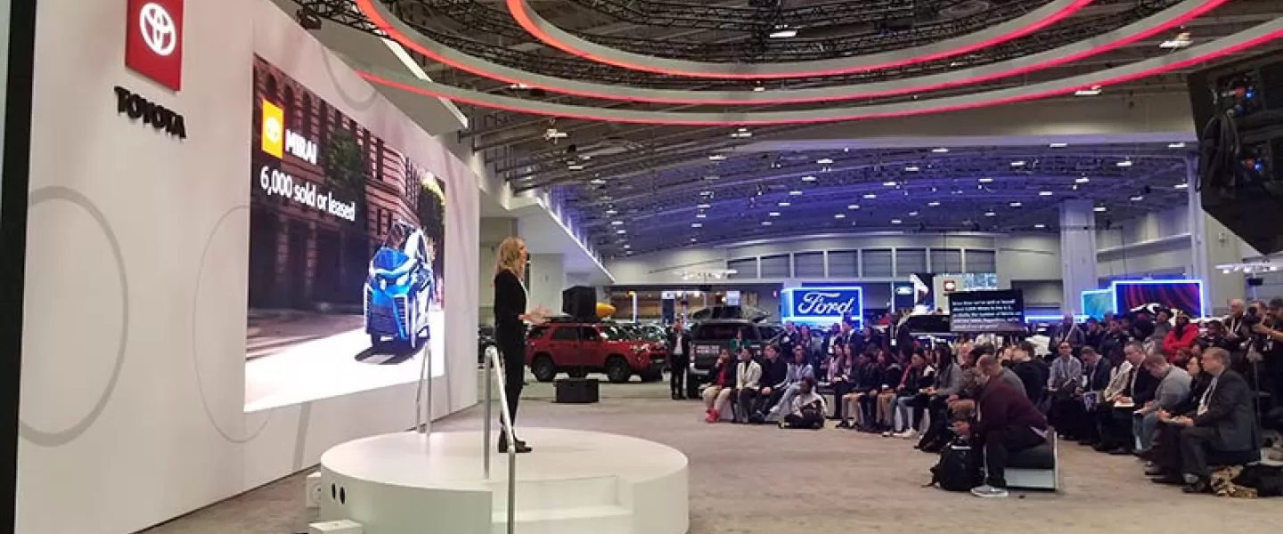 AEF Students at the Washington Auto Show