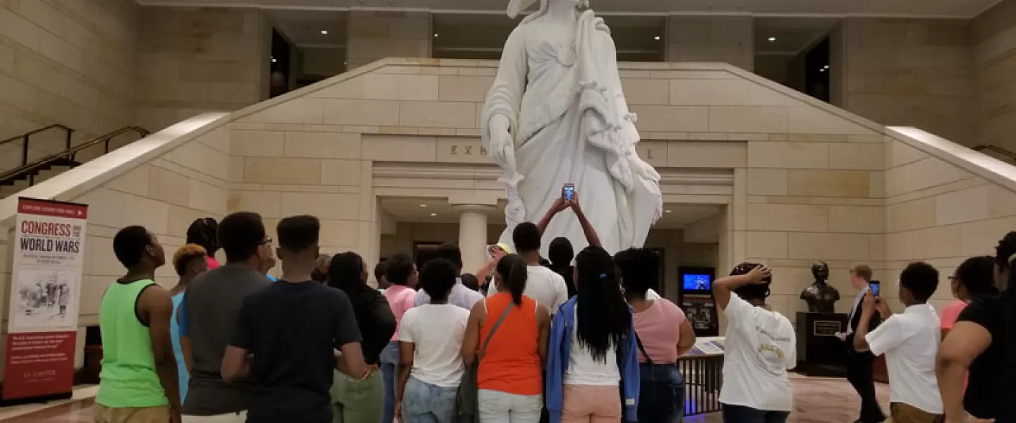 American Experience Foundation Rite of Passage Field Trip in Washington, DC