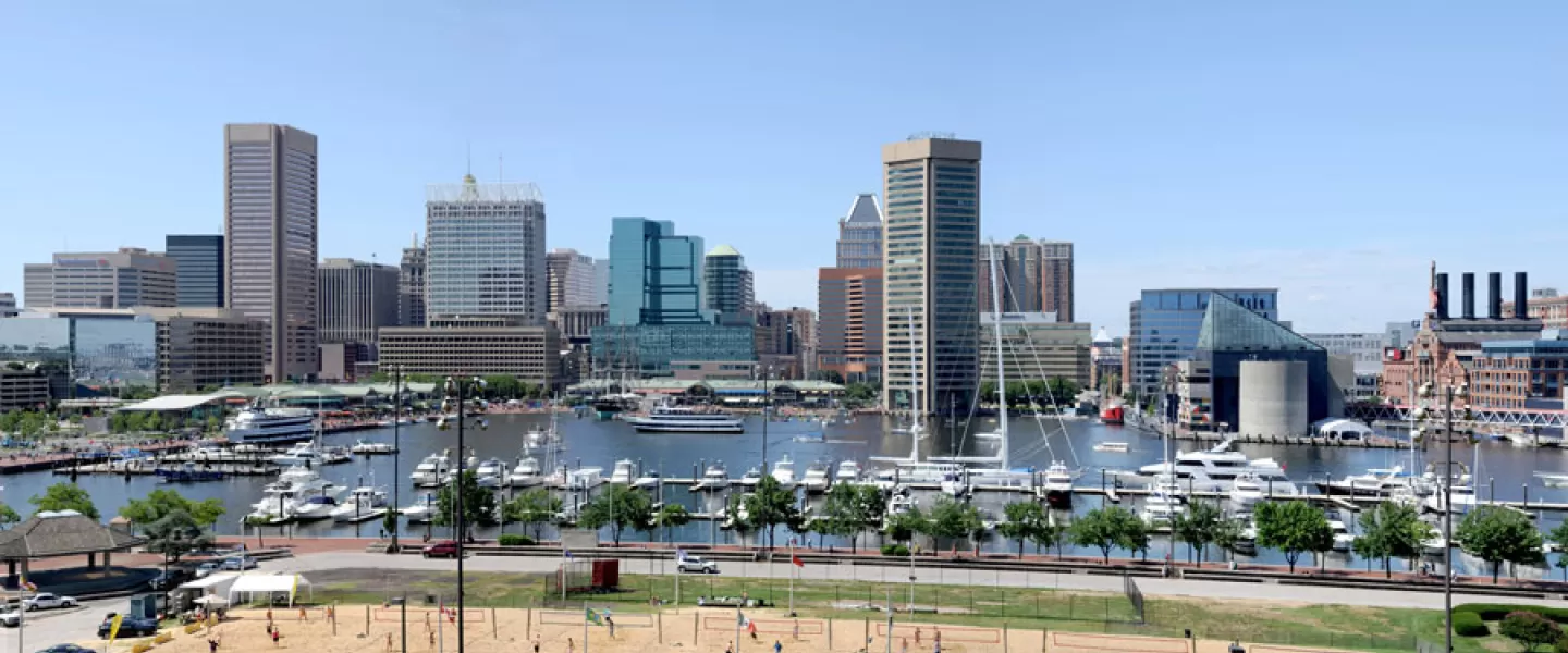 Porto interno de Baltimore, Maryland