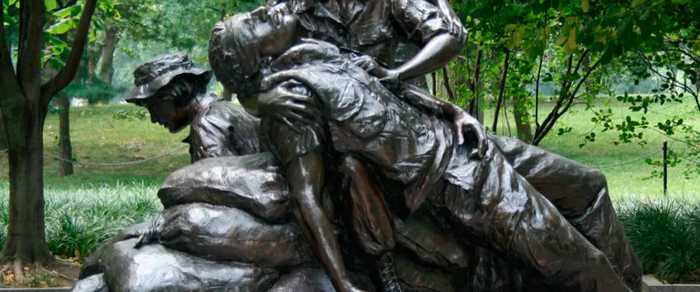 Monumento a las mujeres veteranas de Vietnam - National Mall - Washington, DC