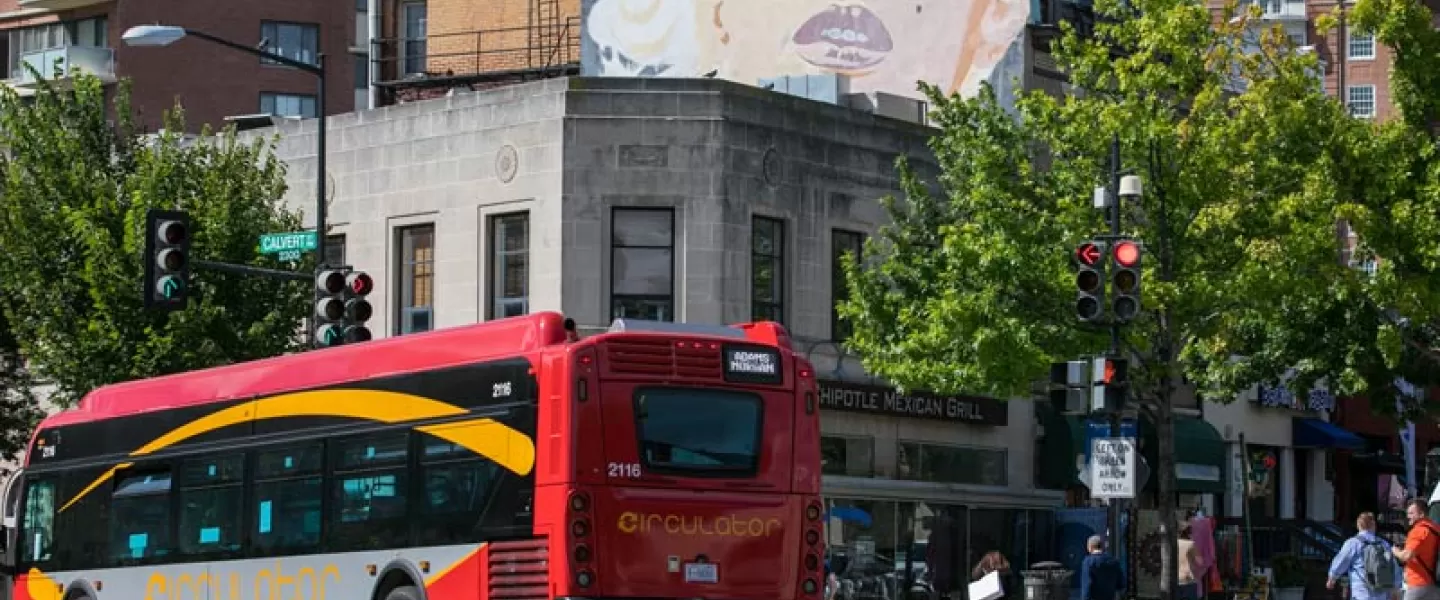 Marilyn Monroe murale su Connecticut Avenue a Washington, DC