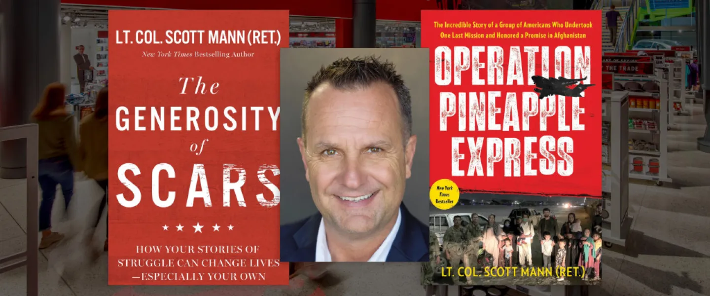 The Generosity of Scars and Operation Pineapple Express with author Scott Mann