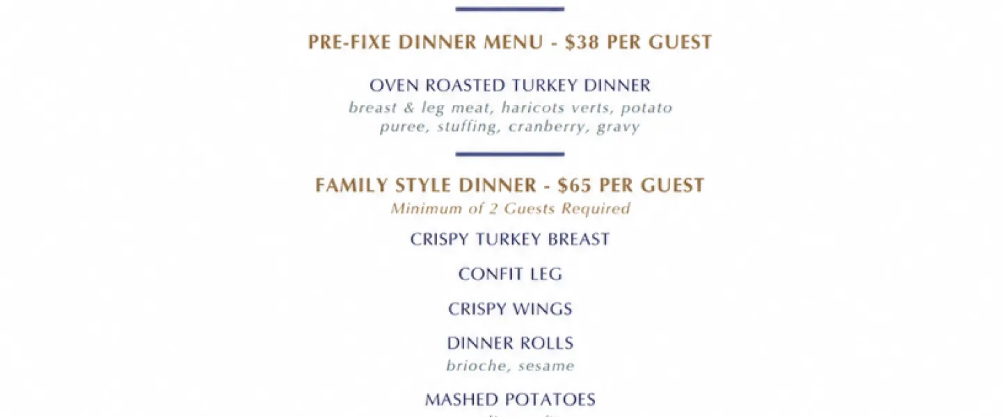 Thanksgiving Dinner