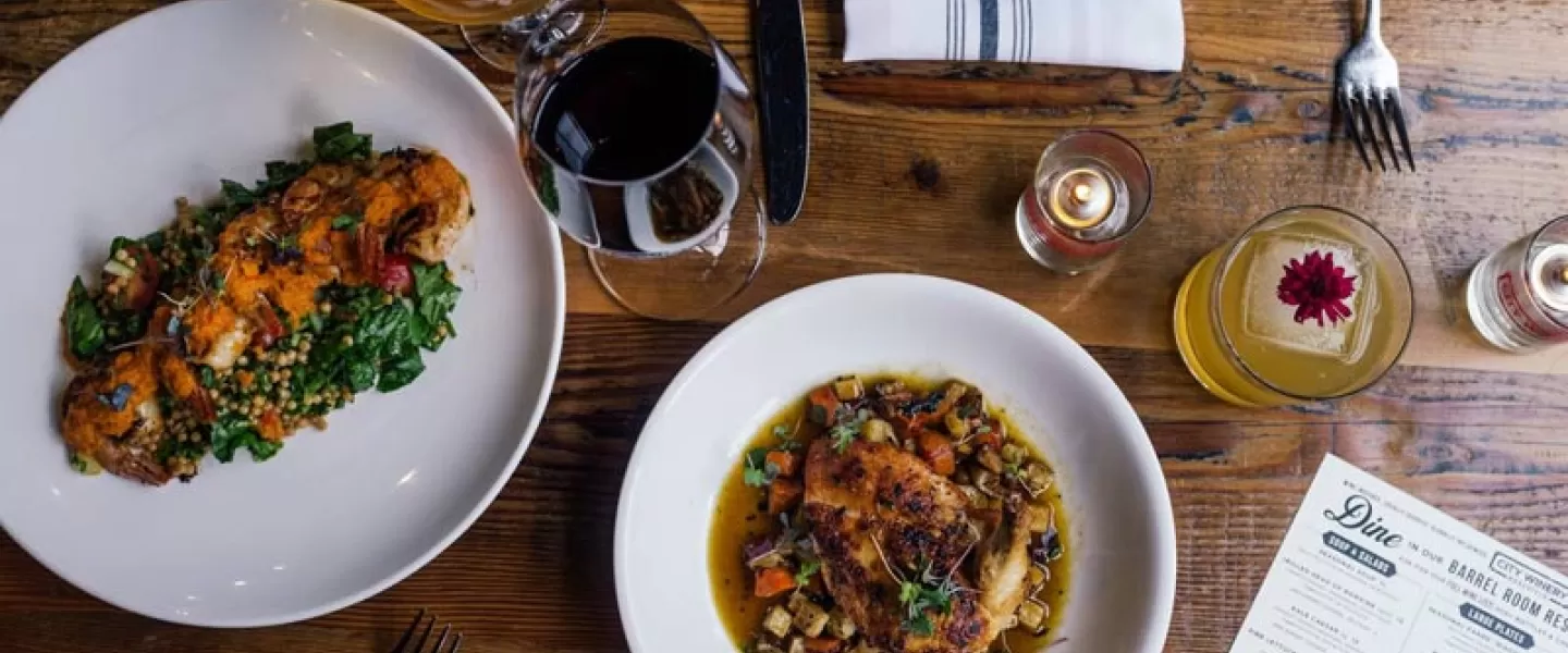 Dinner and drinks at City Winery - The best places to eat and drink in DC's Ivy City neighborhood