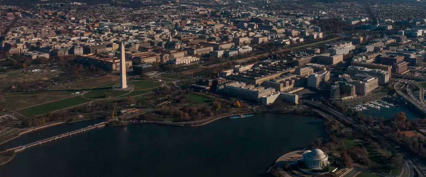 Washington, DC Aerial View