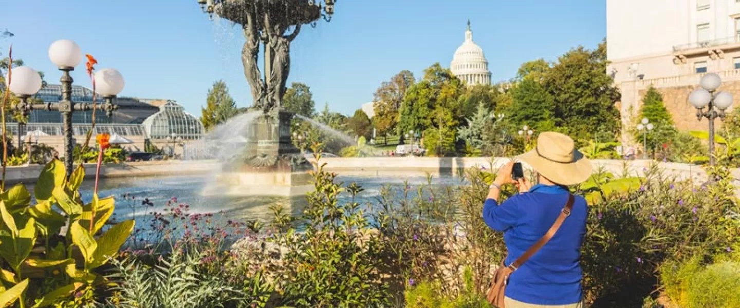 Jardin botanique américain sur le National Mall - Musée gratuit à Washington, DC