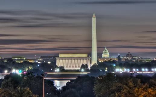 DC Skyline at Dusk

