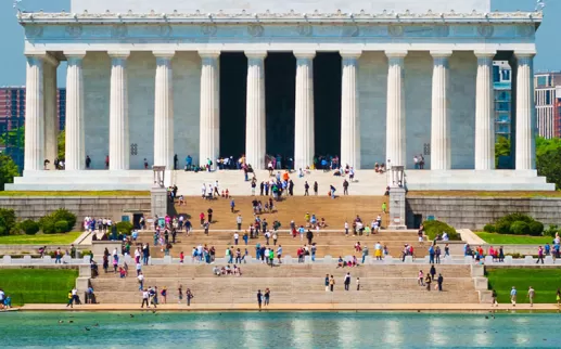 Lincoln Memorial y Reflecting Pool en el National Mall - Monumentos y memoriales en Washington, DC