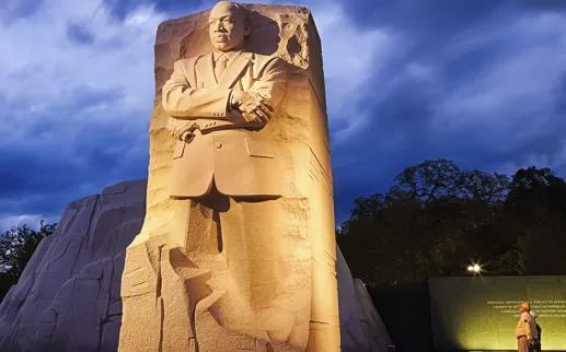 Memorial de Martin Luther King Jr. no National Mall em Washington, DC