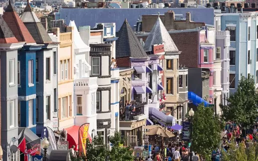 Adams Morgan Day 동안 18 번가-워싱턴 DC의 이벤트 및 축제