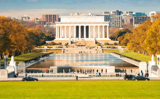 Lincoln Memorial during Fall
