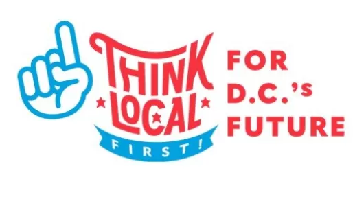 Think Local First DC 로고