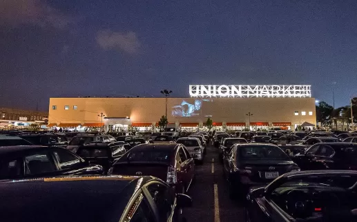 @unionmarketdc - Autokino im Union market DC at