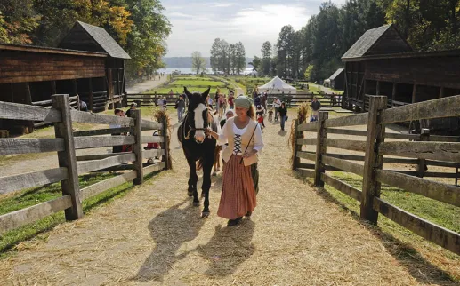 Fall Harvest Festival at Mount Vernon farm