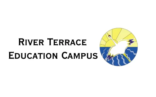 Logotipo del campus educativo de River Terrace
