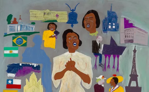 Artwork from Fighters for Freedom: William H. Johnson Picturing Justice
